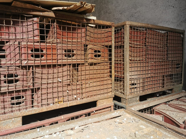 Kerék, akadály támogatással együtt - Nagy modell - Román hadsereg felesleg