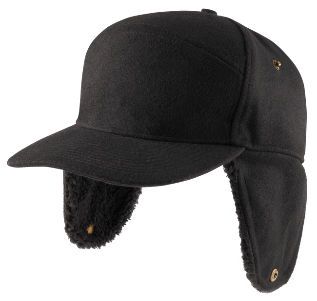 "LUMBERJACK" TÉLSAPKA - FEKETE - MÁRKÁS