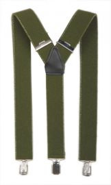 SUSPENDERS OLIVE