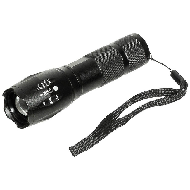 LED ZSEBLÁMPA - "DELUXA MILITARY TORCH"