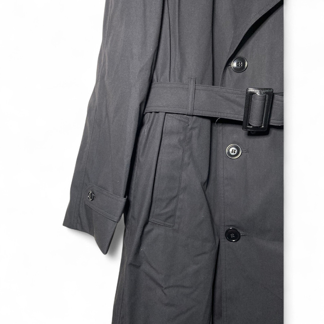 Waterproof trench coat - Marine Corps All Weather Coat - US Army military surplus - Dark grey/Black - Like new