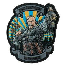 ZERO TOLERANCE JELVÉNY PVC - FEKETE - M-TAC