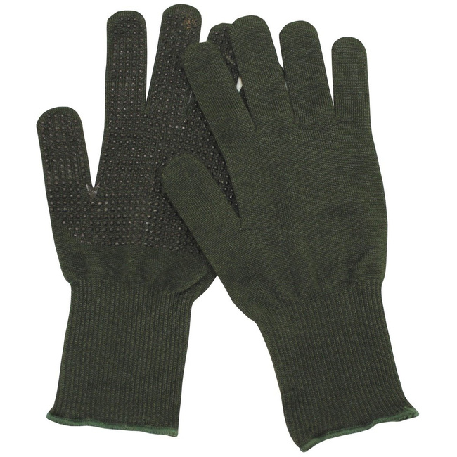 GLOVES OD GREEN NOMEX - MILITARY SURPLUS FROM BRITISH ARMY - LIKE NEW