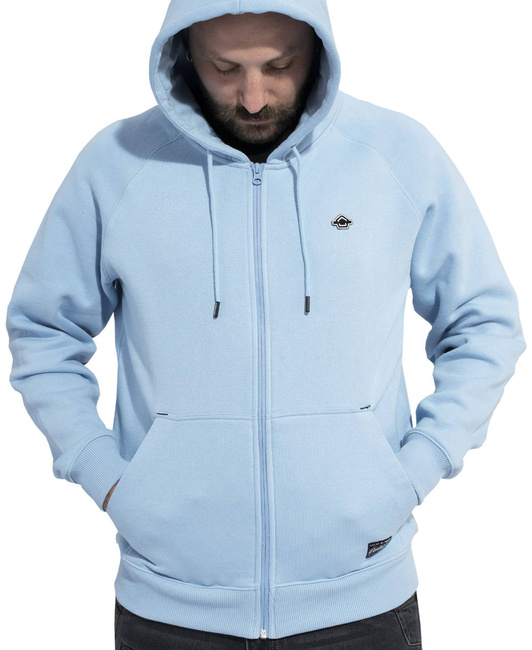 SWEATSHIRT WITH HOOD AND ZIPPER - "PHAETON" - PENTAGON® - BLACK