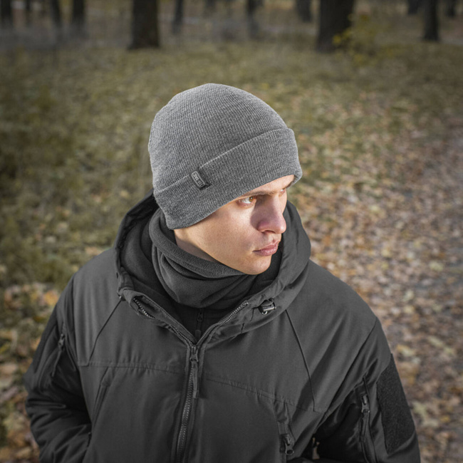 AKRIL KÖTÖTT ANYAGBÓL KÉSZÜLT ÓRASAPKA - SÖTÉT TENGERÉSZKÉK - M-TAC