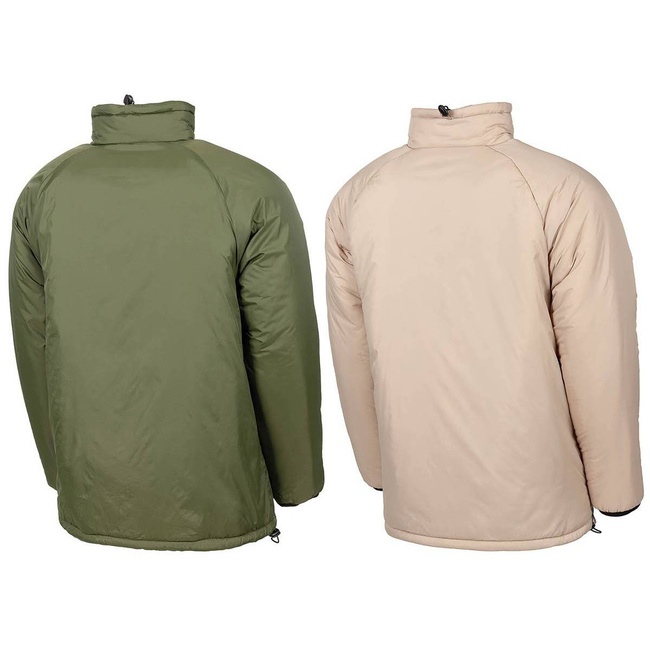 BRITISH REVERSIBLE THERMAL JACKET - MFH® - OD GREEN/KHAKI