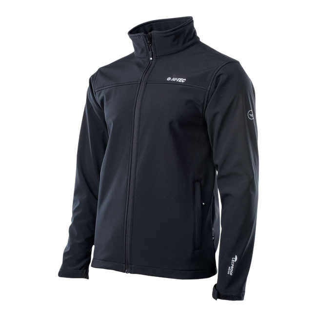 LINGEN SOFTSHELL JACKET FOR MEN - BLACK - MAGNUM