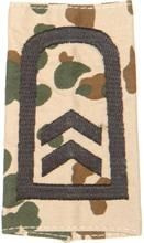 EMBLÉMA - GERMAN ARMY TROPICAL CAMO/BLACK SHOULDER LOOPS ´OBERFELDWEBEL´