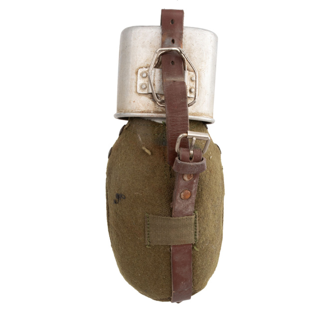 Canteen with cup, Cold War Era, Romanian Army Surplus - Used