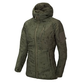 NŐI KAPUCNIS KABÁT - WOLFHOUND® - Climashield® Apex™ - Helikon-Tex - DESERT NIGHT CAMO