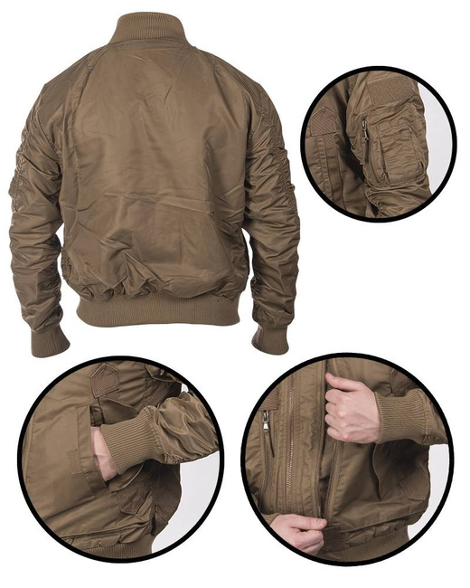 AMERIKAI TAKTIKAI DZSEKI - Mil-Tec® - SÖTÉT COYOTE