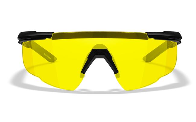 BALLISTIC SUNGLASSES - SABER ADVANCED - WILEY X - YELLOW