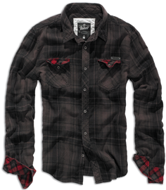 Checkshirt Duncan Ing Brown / Black Charcoal