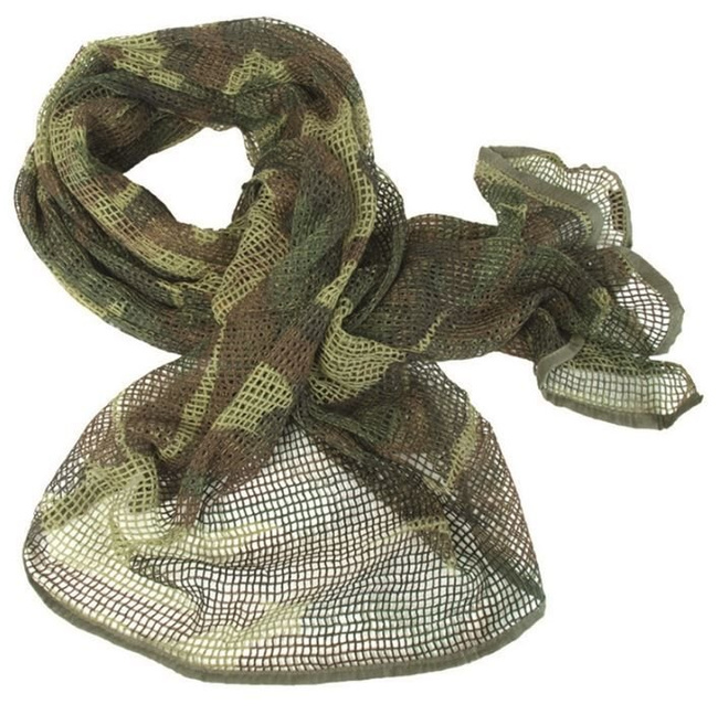 NET SCARF PES - 190x90 CM - Mil-Tec - WOODLAND
