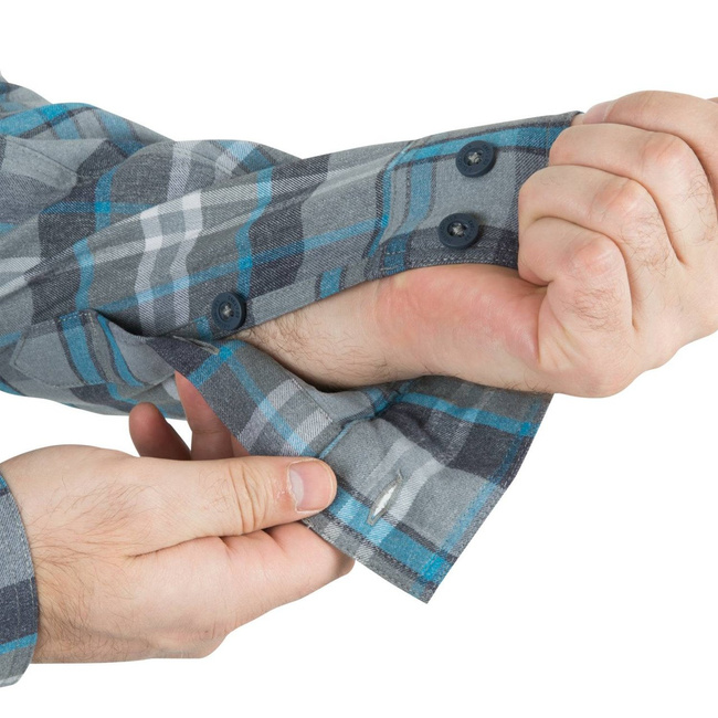 DEFENDER MK2 PILGRIM SHIRT - Blue Plaid