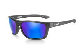 Glasses KINGPIN Polarized Blue Mirror Matte Graphite Frame