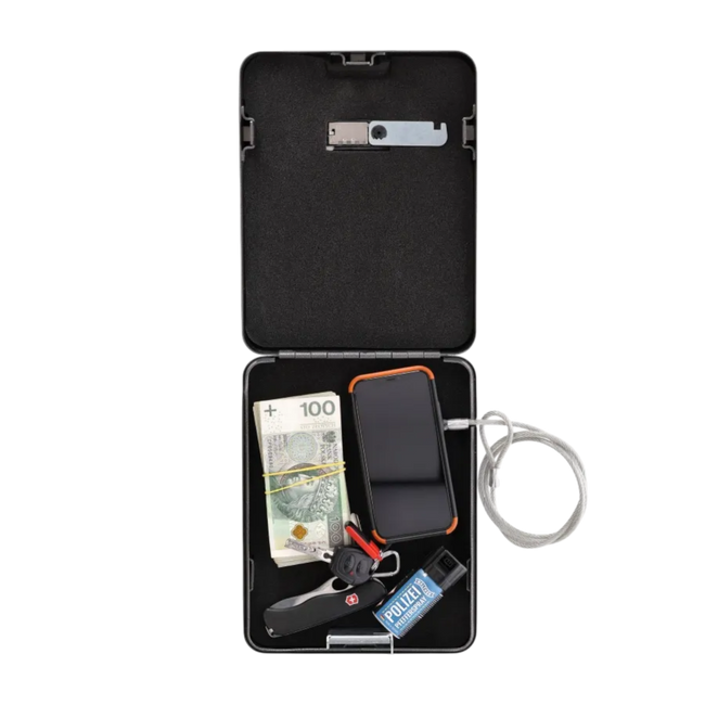 Safe Box L metal box - mini steel safe for valuables - Umarex 