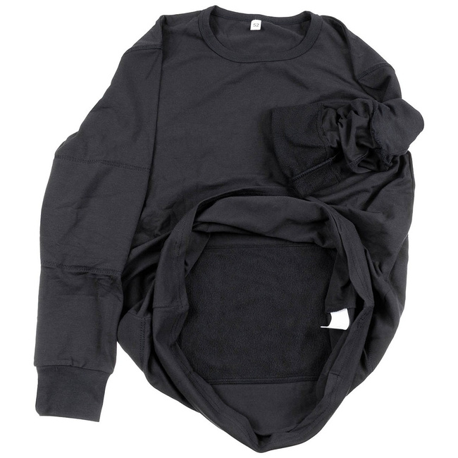 Hosszú Ujjú Téli Póló - Török Hadsereg Katonai Felesleg - Fekete - Újszerű Állapotban