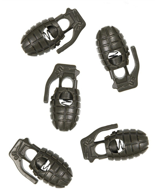 FÉM RUGÓS ZSINÓRDUGÓ - "PINEAPPLE" - 10 DARABOS KÉSZLET - Mil-Tec® - OD