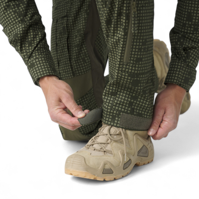 MCDU taktikai nadrág - PolyCotton Stretch Ripstop - Sivatagi éjszakai terepszín / Olíva zöld