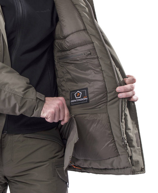 PARKA KABÁT - "HCP" - PENTAGON® - SZÜRKE CINDER