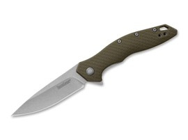 KÉS ASSZISZTENS NYITÓVAL SHORELINE OLIVE - STONEWASHED - KERSHAW