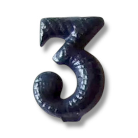 Fém Szám - 3 - Sötétkék - Magyar Hadsereg Katonai Surplus - Mint új