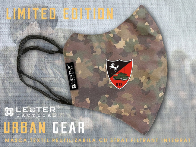 MASCA COMBAT PERSONALIZATA - REUTILIZABILA - LECTER TACTICAL