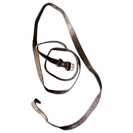 BŐR SZÍJ TÁVCSŐ TOKHOZ - ROMÁN HADSEREG KATONAI TÖBBLET - BARNA - JÓ ÁLLAPOTBAN