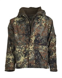 ESŐKABÁT FLEECE BÉLÉSSEL - TEREPSZÍNŰ FLECKTARN - MIL-TEC