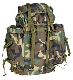 HÁTIZSÁK GERMAN MOUNTAIN BACKPACK 80 L WOODLAND CAMO