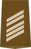 EMBLÉMA - GERMAN ARMY O.D./SILVER SHOULDER LOOPS ´OBERSTABSGEFREITER´