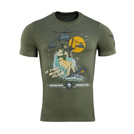 T-SHIRT SURF CLUB - LIGHT OLIVE - M-TAC
