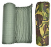 SELF- INFLATABLE SLEEPING PAD WITH COVER - DUTCH ARMY MILITARY SURPLUS - USED