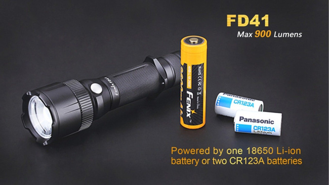 Lámpák, zseblámpa, Fenix FD41, vízálló 