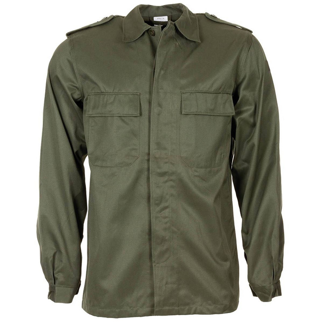 BDU TEREP KABÁT - BELGA HADSEREG KATONAI FELESLEG - OD ZÖLD - MINT ÚJ