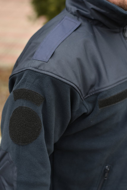 POLAR JACKET - CLASSIC ARMY - Helikon Tex - NAVY BLUE - WITHOUT EMBLEMS - JANDARMERY