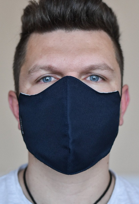 Urban Gear reusable mask with integred filter SIAS - Lecter Tactical - Midnight Blue