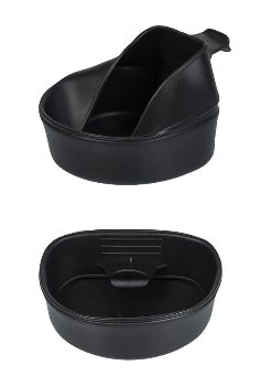 COLLAPSIBLE CUP - FOLD-A-CUP - BLACK - 200 ML