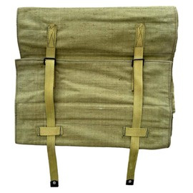 KEVLAR PROTECTIVE COVER - TEXTILE STRAPS - MILITARY SURPLUS ROMANIAN ARMY - OD GREEN - IN GOOD CONDITION