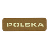 PATCH POLSKA 25 x 80 MM LASER CUT - COYOTE/GID - M-TAC
