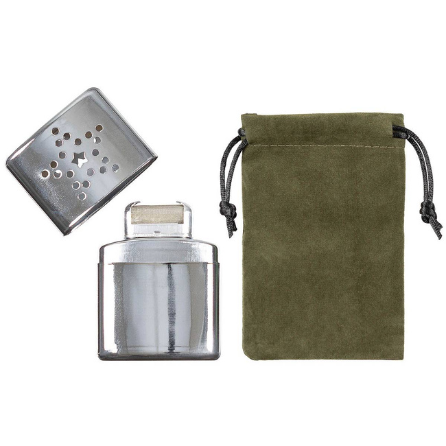 Pocket Hand Warmer, fluid, chrome