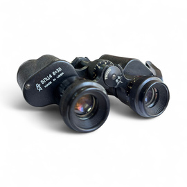 Vintage távcső nyakpánttal és okulárvédővel – БПЦ4 8x30 – SZU – Ritka – Gyűjthető – Román Hadsereg katonai feleslegéből – Jó állapotban