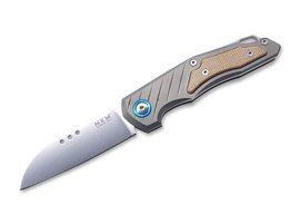 POCKET KNIFE ROOT TITANIUM NATURAL MICARTA - MKM