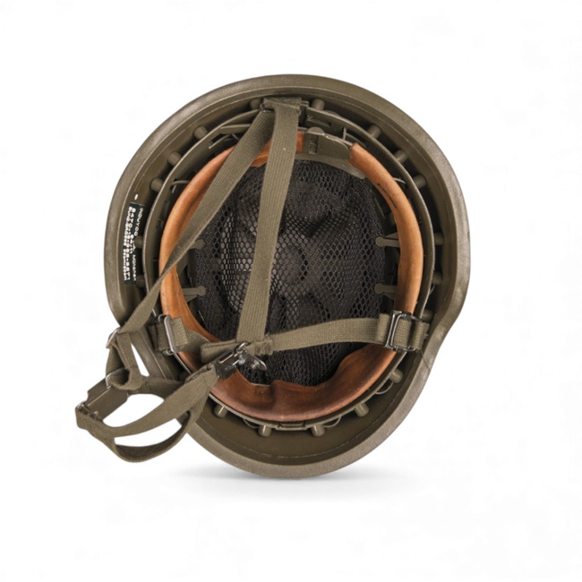 Military Protective Helmet made of KEVLAR - German Army BW Military Surplus - OD Green - Like New