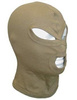 Maszk - BALACLAVA 3-HOLE THIN COTTON COYOTE