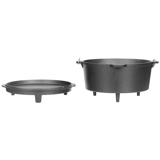 ÖNTÖTTVAS EDÉNY - "DUTCH OVEN" - 5.7 L - FEKETE - FOX® Outdoor