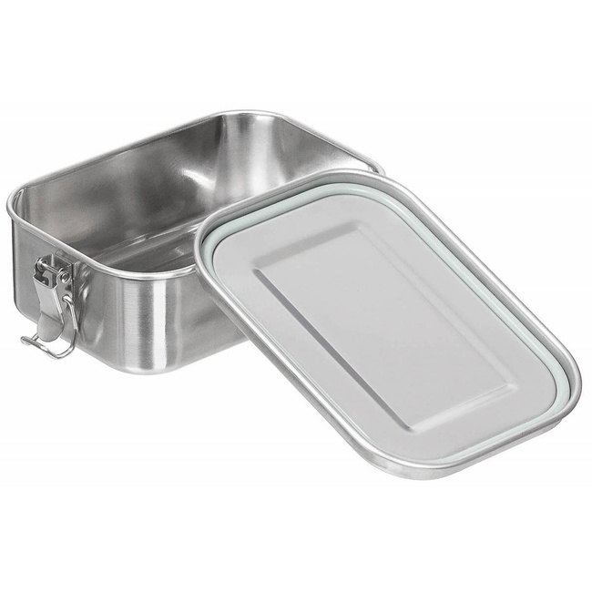 ROZSDAMENTES ACÉL ÉLELMISZERDOBOZ - PRÉMIUM - Fox Outdoor® - 16 x 11.5 x 6 CM