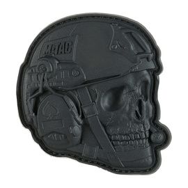 OPERATOR SKULL JELVÉNY - 3D PVC - FEKETE - M-TAC