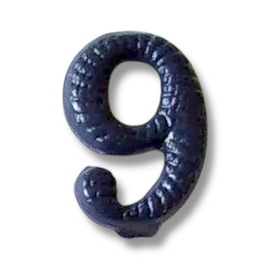 Fém Szám - 9 - Sötétkék - Magyar Hadsereg Katonai Surplus - Mint új